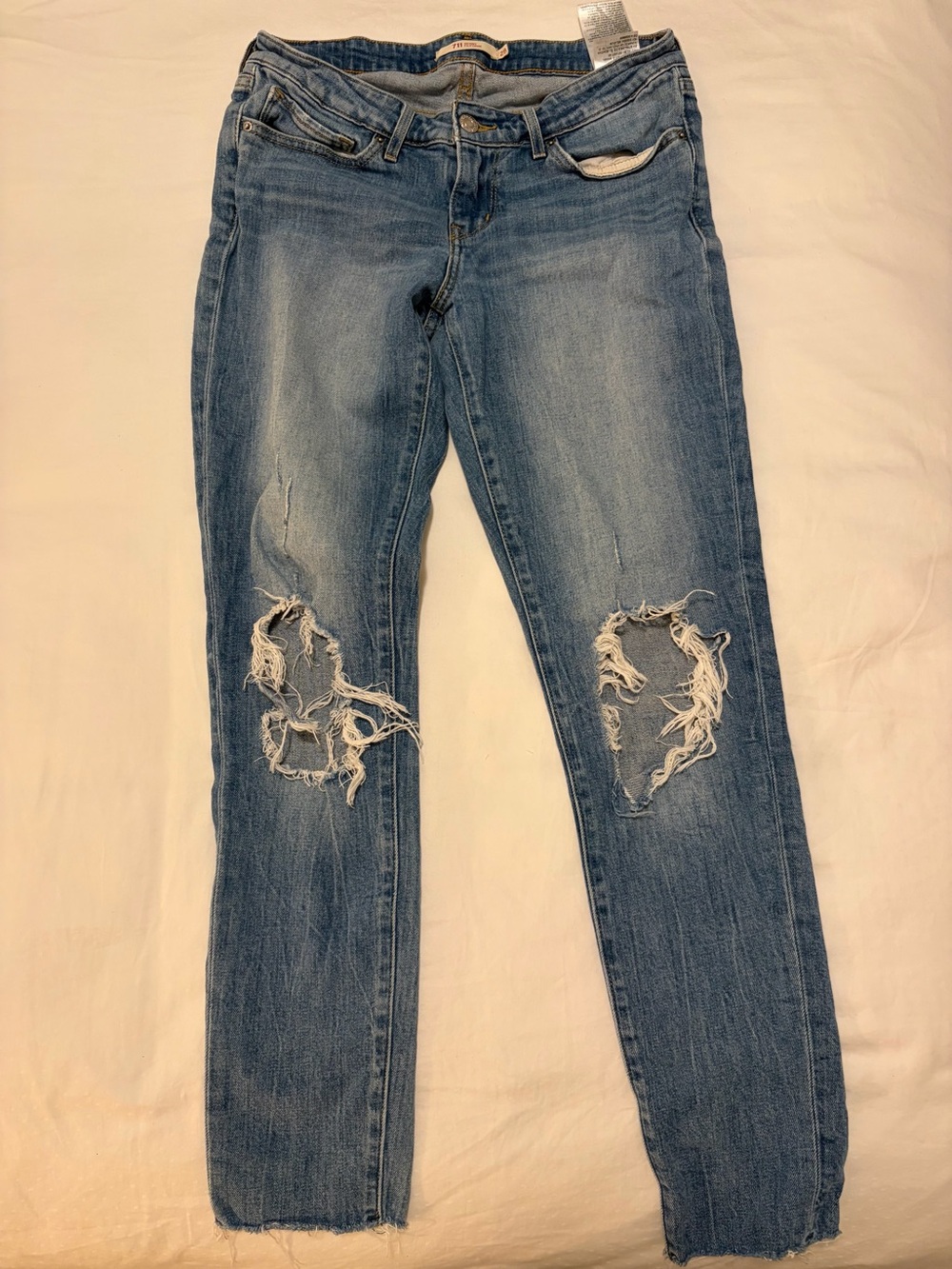 Levi’s Blue Distressed Women's Jeans